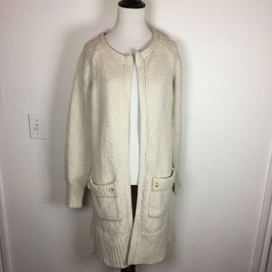The Limited cream alpaca blend cardigan medium
